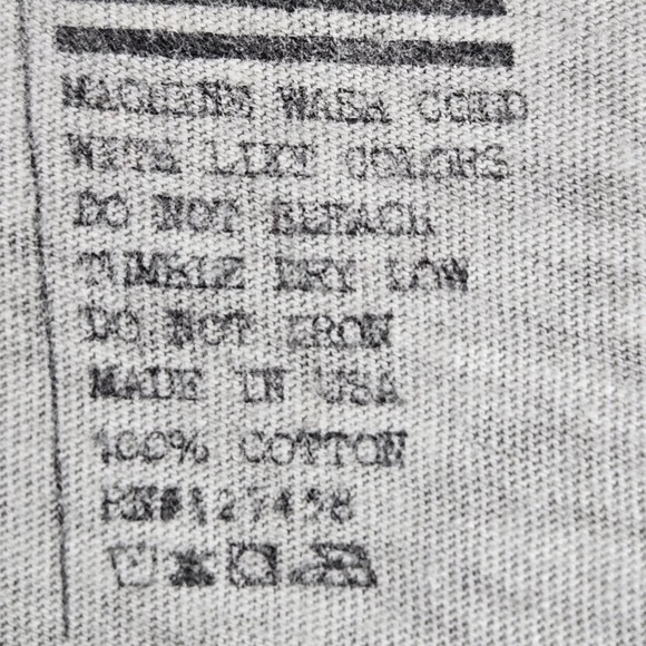 Affliction Women Shirt X-LARGE Gray Y2K Grunge Eagle California Short Sleeve - Picture 3 of 9